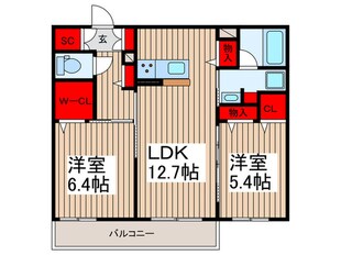 グランディール芝の物件間取画像